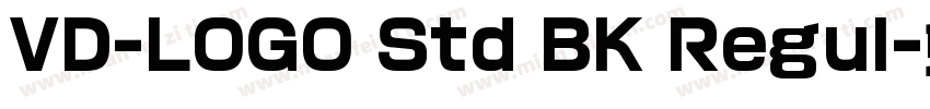 VD-LOGO Std BK Regul字体转换